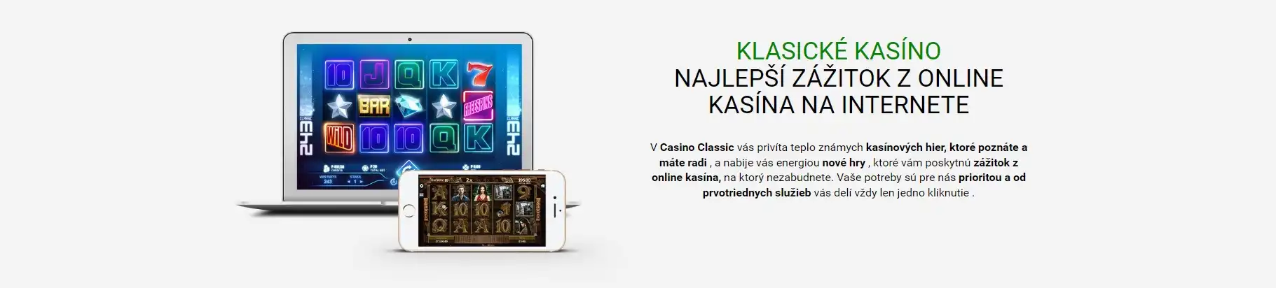 Casino Classic Mobilné