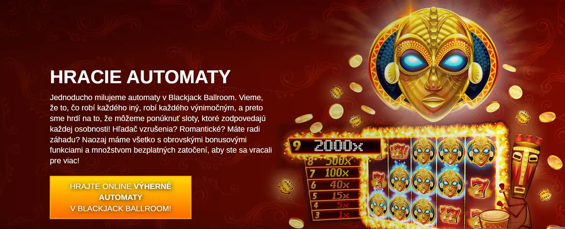 Blackjack Ballroom Casino Herná Ponuka