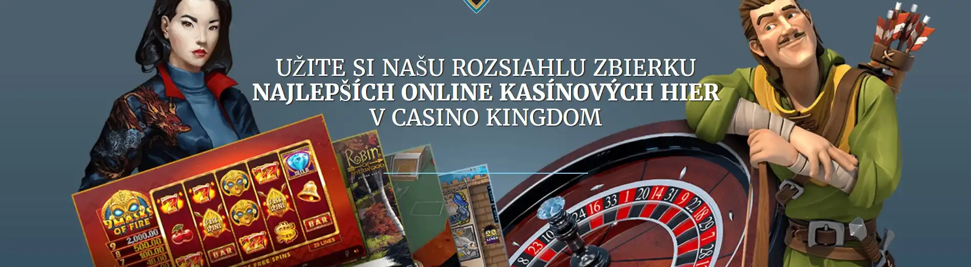 Casino Kingdom Herná ponuka