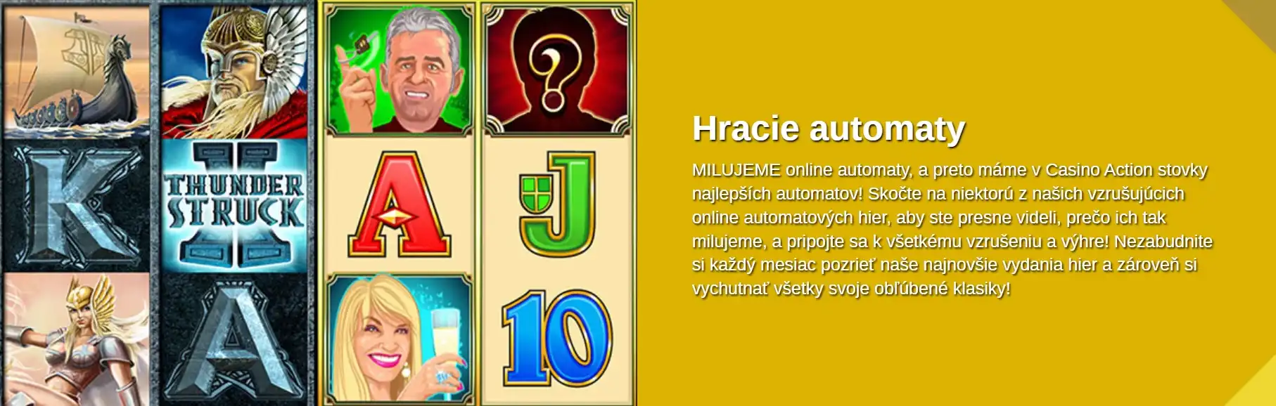 Casino Action Sloty a Kasínové Hry